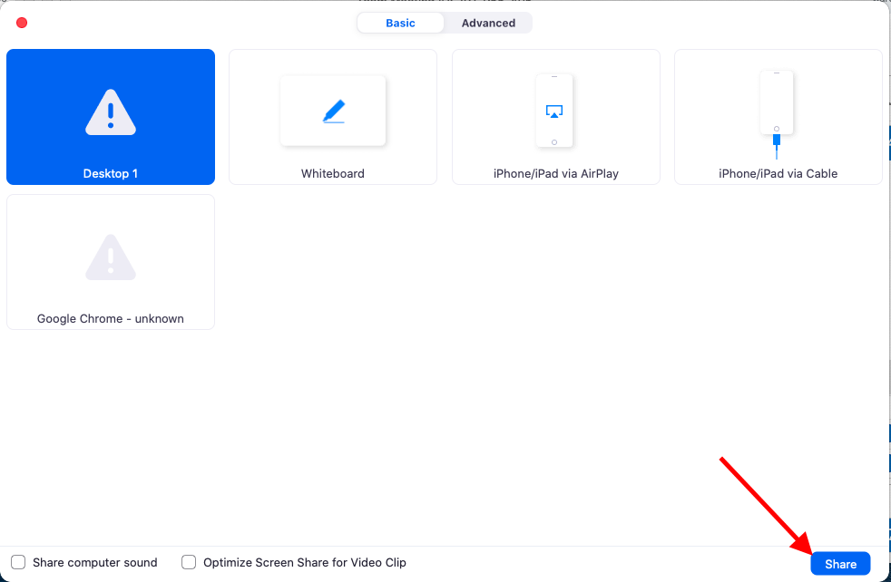 Share button